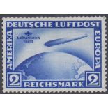 STAMPS GERMANY : 1930 Zeppelin South America flight 2m unmounted mint,