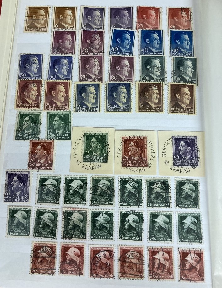 STAMPS ALL WORLD Mixed box of albums and stockbooks, noted to include Arab countries, - Image 5 of 6