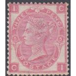 STAMPS GREAT BRITAIN : 1868 3d Rose Plate 5,