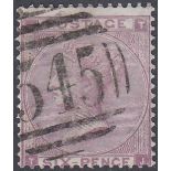 STAMPS GREAT BRITAIN : 1862 6d Lilac lettered (TJ) fine used SG 85
