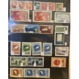 STAMPS Display book of better World singles (some reprints) mint and used,