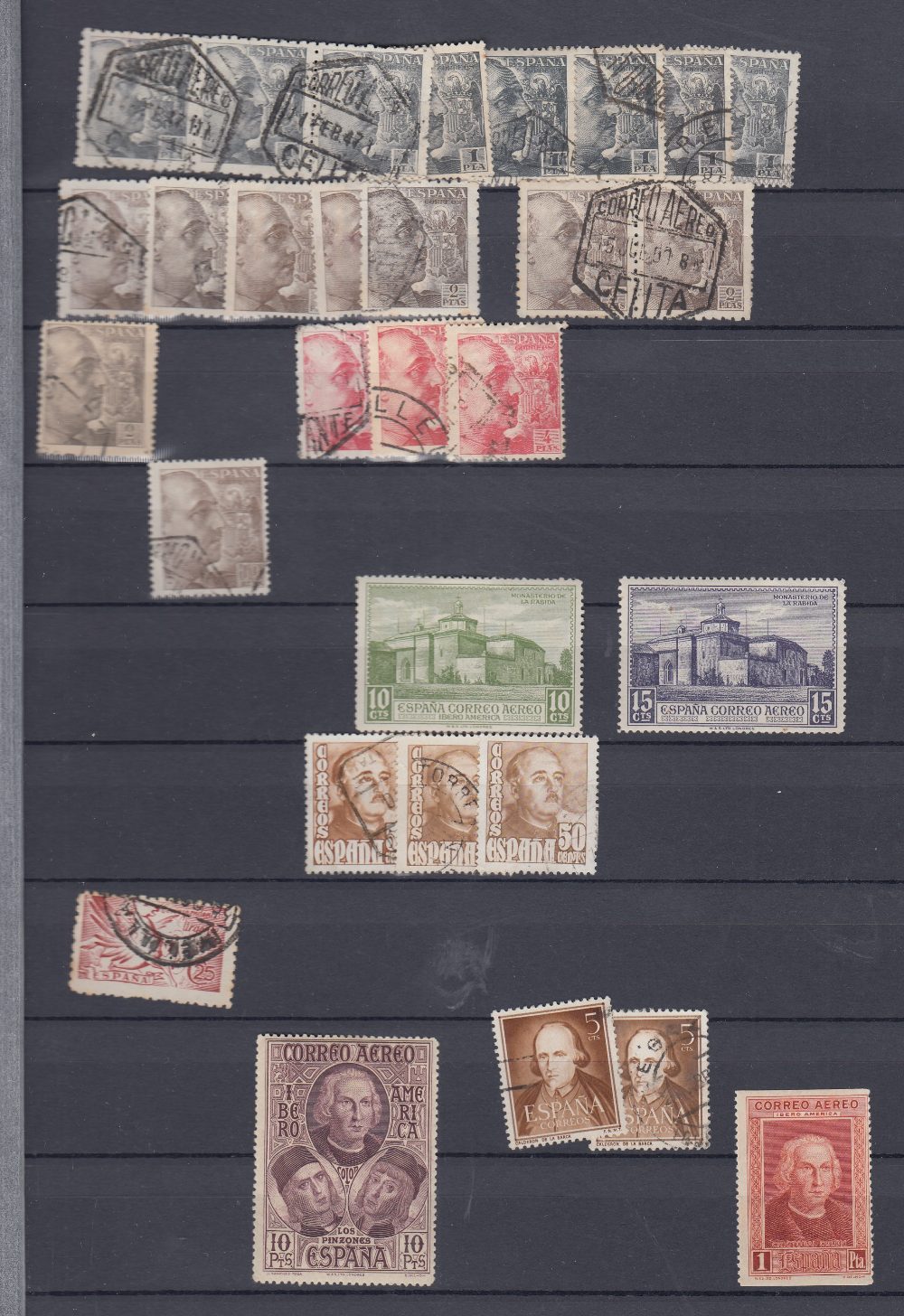 STAMPS Spain Italy and San Marino mint and used in 64 page stock book,