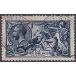 STAMPS GREAT BRITAIN : 1913 Waterlow 10/- Indigo Blue,