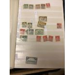 STAMPS Mixed World box of various albums and stockbooks including Luxembourg, Belgium, Canada,