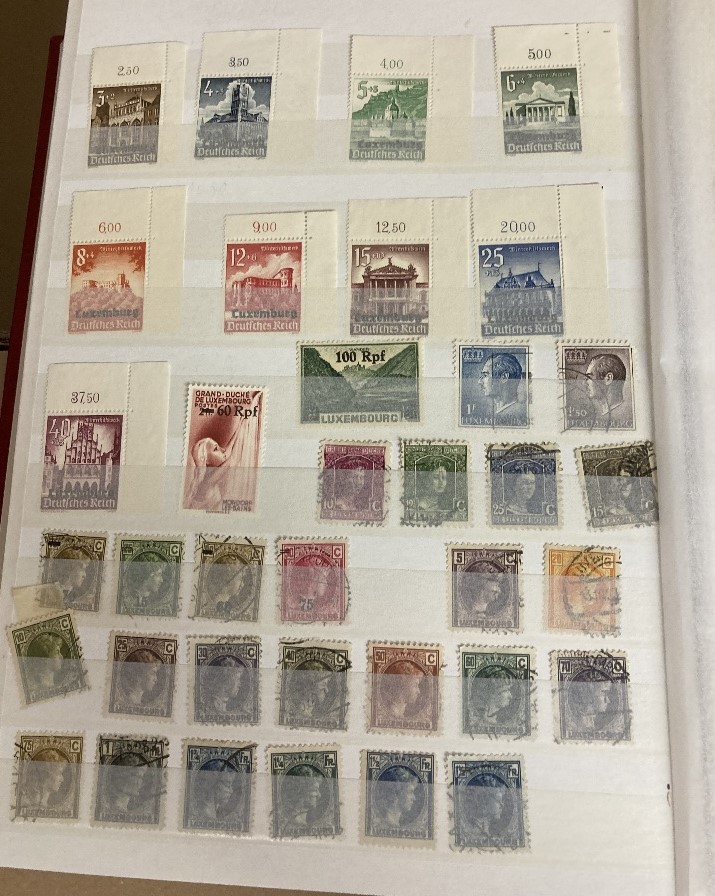 STAMPS ALL WORLD mixed box of albums and stock books, - Image 2 of 7