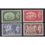 STAMPS GREAT BRITAIN 1951 Festival high values mint set (10/- is U/M)