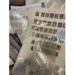 STAMPS Accumulation of album pages and part collections, South America countries, Egypt etc,