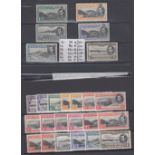 STAMPS ASCENSION : 1938 lightly mounted mint definitives 25 different perfs and values,