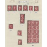 STAMPS GREAT BRITAIN : 1850's onwards in springback album, mint and used plus some covers,