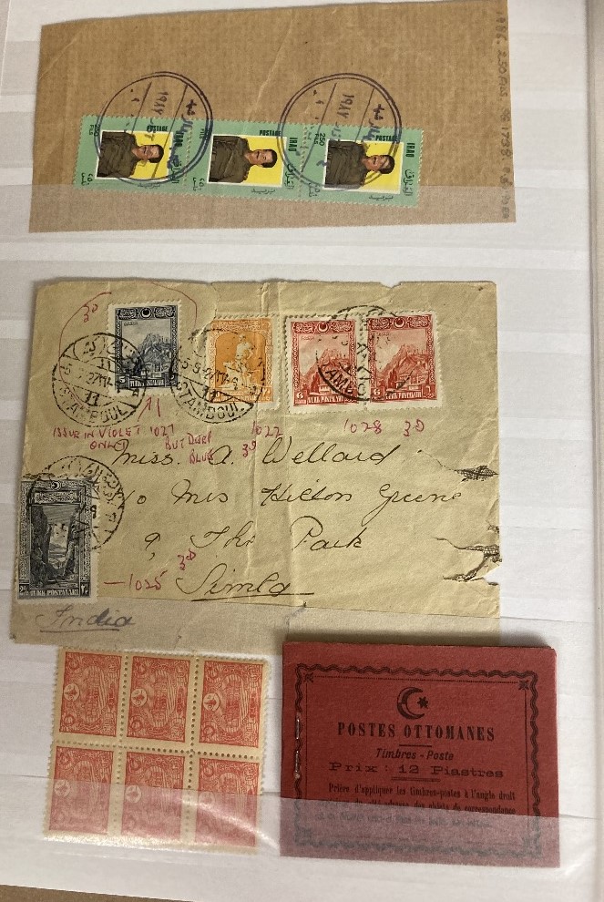 STAMPS ALL WORLD Mixed box of albums and stockbooks, noted to include Arab countries, - Image 2 of 6