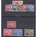 STAMPS GERMANY : Small batch of mint and used Zeppelin stamps including mounted mint 1933 Chicago