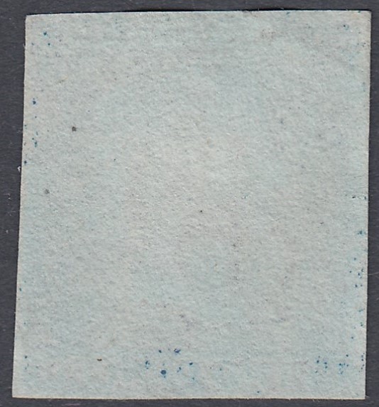STAMPS GREAT BRITAIN : 1841 2d blue, three margins, fine mint but with no gum, SG 14. - Image 2 of 2