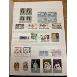 STAMPS GIBRALTAR : QEII unmounted mint accumulation in stock book stated to Cat £1,780, sets,