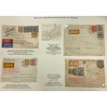 STAMPS AIRMAIL COVERS : GERMANY, an exhi