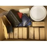 COINS - Mixed box of coins including nine 1977 Silver Proof Crowns, medallions,