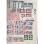 STAMPS AUSTRIA - Mint Collection of Austria in blue stockbook 1954 to 1970's,