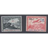 STAMPS FRANCE - 1941 Legions of French Volunteers Against Bolshevism set of 2 airmail stamps ,