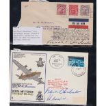 STAMPS POSTAL HISTORY - Collection of mainly airmail covers plus some maritime,