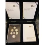 COINS - 2008 UK Royal Mint silver proof set in box with papers,