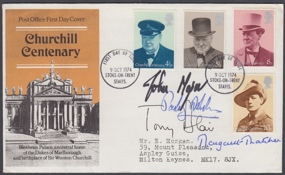 AUTOGRAPHS - Multiple Prime Minister signed cover.