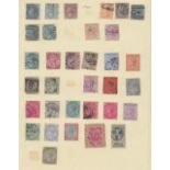 STAMPS - ALL WORLD assortment on pages, about half is British Commonwealth,cheaper material,