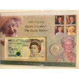 COINS - Two albums of coin and crown covers plus bank note cover.