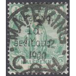 STAMPS MAFEKING 1900 1d on 1/2d Green,