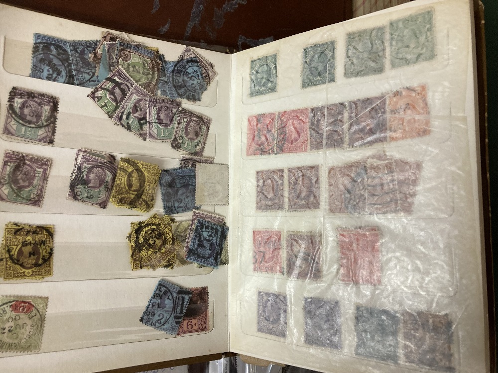 STAMPS - Small old suitcase with some loose stamps, album of Channel Islands and locals, - Image 4 of 5