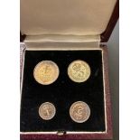 COINS - 1954 Maundy set in special display box, good to fine condition,