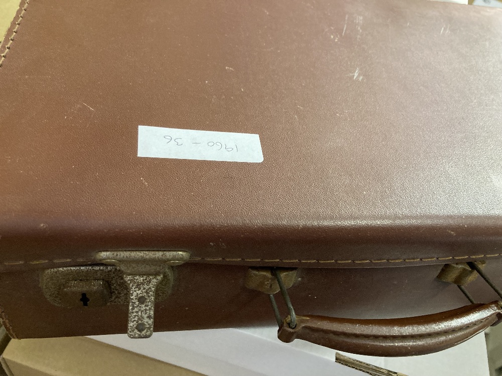 STAMPS - Small old suitcase with some loose stamps, album of Channel Islands and locals, - Image 5 of 5