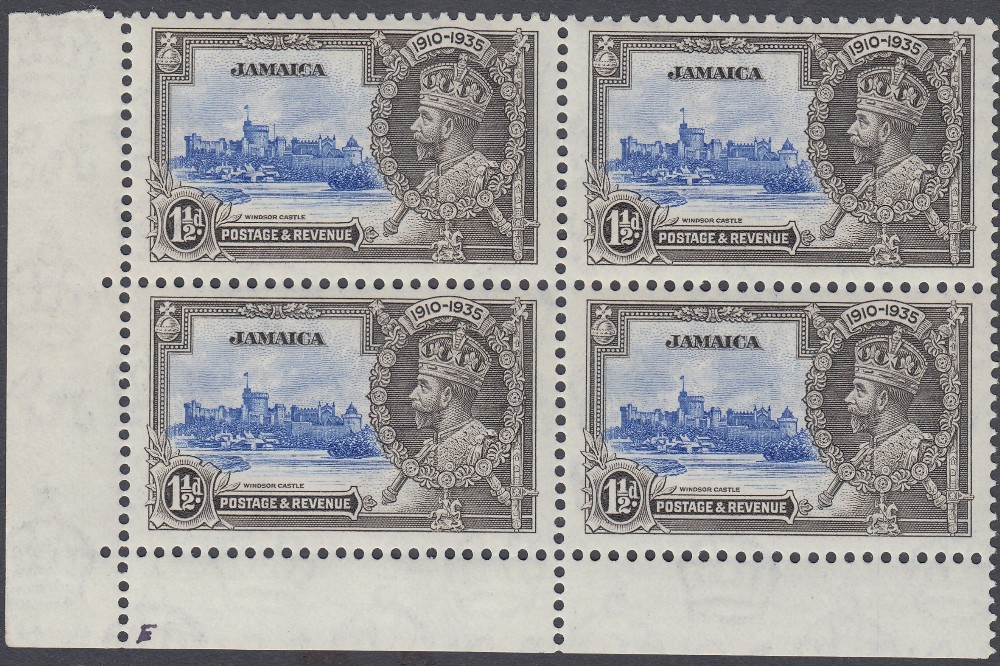 STAMPS JAMAICA 1935 Silver Jubilee,