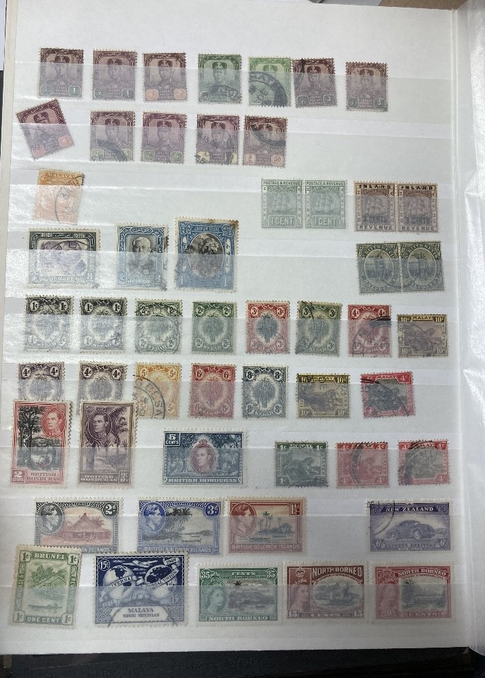 STAMPS Mixed box of stockbooks mainly GB and CW mint and used (9 vols) - Image 4 of 7