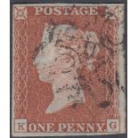 STAMPS GREAT BRITAIN 1841 1d Red ,