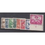 STAMPS GERMANY 1933 Welfare Fund set of 9,