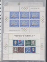 STAMPS NEW ZEALAND 1968-75 minisheets plus 1969 Capt Cook sheet,