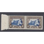 STAMPS SOUTH AFRICA 1939 10/- blue & sepia, fine U/M, SG 64c.