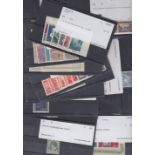 STAMPS EUROPE An accumulation of old auction lots still on original cards, each identified,