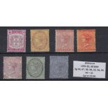 STAMPS JAMAICA 1905-11 selection of fine mint stamps to 2/-, all identified with SG numbers.