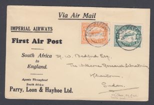 POSTAL HISTORY AIRMAIL 1932 Imperial Airways cover,