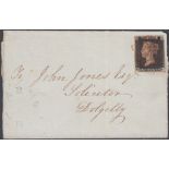 STAMPS GREAT BRITAIN 1840 to 1970 mint and used in small springback album, two Penny Blacks,