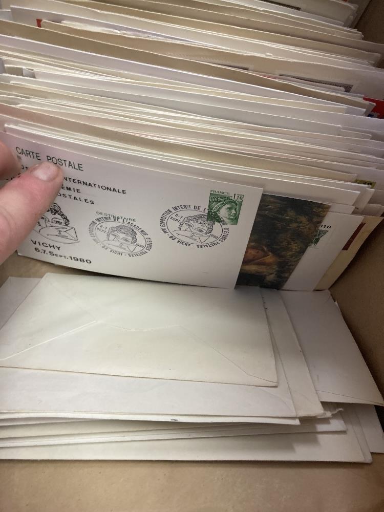POSTAL HISTORY Many 100's of European covers and cards in two smaller boxes, - Image 3 of 4