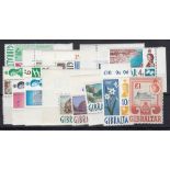 STAMPS GIBRALTAR 1960 QEII complete set of 14 values to £1, superb U/M, SG 160-73.