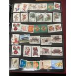 STAMPS CHINA Mint and used modern selection on stock pages with some special pacs and booklets,