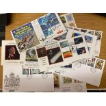 FIRST DAY COVERS FDC'S Small batch of slightly better covers with relevant cancels,