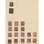 STAMPS GREAT BRITAIN Small album 1840 - 1948 mint and used.