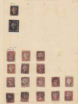 STAMPS GREAT BRITAIN Small album 1840 - 1948 mint and used.