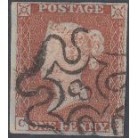 STAMPS GREAT BRITAIN 1841 1d Red ,