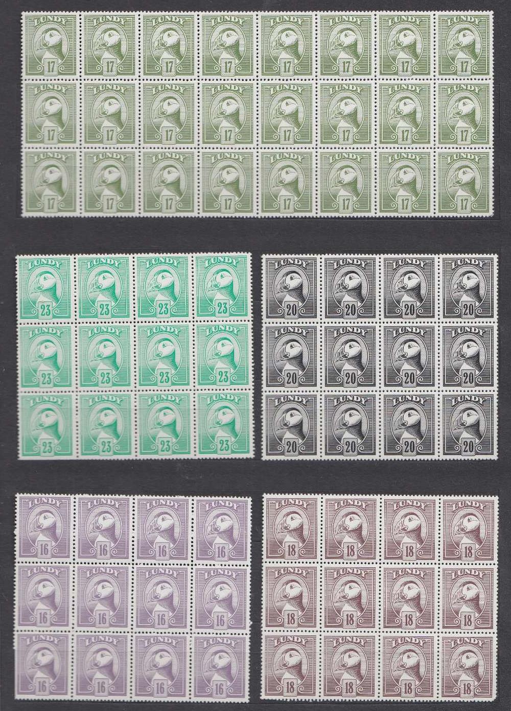 STAMPS LOCALS, stockbook with U/M GB local issues from Staffa, Lundy, Bardsey, Bernera Islands, - Image 2 of 2