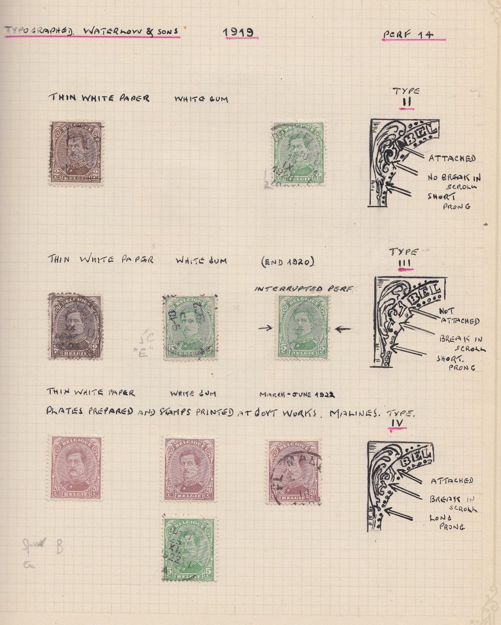 STAMPS BELGIUM New Age springback album with mainly used up to 1938, - Image 5 of 5