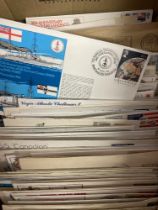 POSTAL HISTORY Two boxes of World covers (100's) a great accumulation of someone doing Ebay or